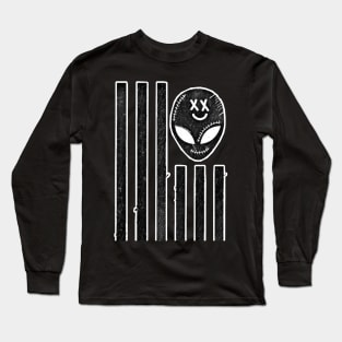 W3IRD GVNG ''W3IRD FLAG'' (NEGATIVE) Long Sleeve T-Shirt